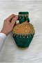 Green Test, Velvet and Luxurious Shiny Stone-Adorned Bridal Henna Night Test, Wedding Cube, Soil Test