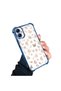 Samsung Galaxy A04E Compatible Transparent Four-Corner Silicone Coated Glossy Edge Case - 2