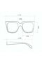 Roma Unisex Sunglasses Black / Lens: Blue/Pink Gradient - 8