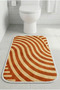 Multi-Purpose Shower Mat Non-Slip Foot Mat 60X100 Modern Patterned Soft Base - 4