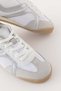 Women's daily white Sneakers lace-up comfortable sports shoes - 5