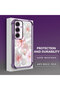 Samsung Galaxy S25 Compatible Transparent Four Corner Silicone Coated Glossy Edge Case - 3