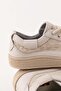 Women's Daily Beige Sneakers Lace-Up Comfortable Sneakers - 6