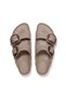 Women's Arizona Eva Large Buckled Double Straps Slipper - Brown - 5