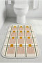 Multi-Purpose Shower Mat Non-Slip Foot Mat 60X100 Modern Patterned Soft Base - 4