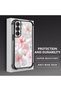 Samsung Galaxy S22 Compatible Transparent Four Corner Silicone Coated Glossy Edge Case - 3