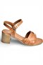 P555456303 Taba Genuine Leather Block Heel Pcs Women's Sandals - 6