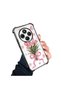 Redmi A4 Compatible Transparent Four Corner Silicone Coated Glossy Edge Case - 2