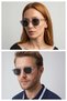 Eoh4018 C4 Transparent Acetate Unisex Sunglasses - 2