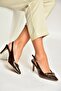 Y572110960 Brown Rustic Stiletto Heel U Women's Shoes - 2