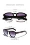 Eoh4018 C2 Leopard Acetate Unisex Sunglasses - 4