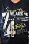 Men's Large Size Relaxed Vibe V-Neck T-Shirt - 4