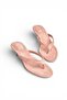 Y518342802 Powder Suede Women's Short Heeled Flip Flops Slipper - 8