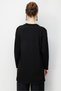 Women's V-Neck Skirt with Diamond Pattern Open Front Fine Knit Cardigan Black - 3