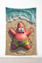 Patrick Sponge Sponge Bob Wall Covering– Quality Fabric, Gamer Room Decor Tapestry Wall Rug Pieces - 3