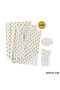 Gold Polka Dot Pack Pelur Paper, Decorative Gift Wrapping and Packaging Paper 50X70 Cm, 1 kg ~ 135 Pieces