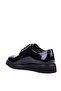 - Genuine Patent Leather Leather Black Color Men's Casual Shoes - 2980 - 3