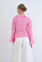 Pink V-Neck Spanish Sleeve Ruffle Blouse Alc-X15430 - 8