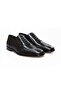 Black Color Lace-Up Genuine Leather Men's Shoes