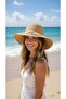 قبعة نسائية من القش من Camel Beach Please |   موديل صيفي أنيق - 3