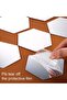 ® 15 Pieces Removable Acrylic Mirror Setting Wall Sticker Decal for Home Living Room Bedroom Dec - 4