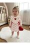 Baby Girl Heart-Embellished Dress with Embroidery 3-18 Months