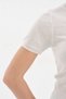 Women's Wool Piece Knitwear Scarf Detailed Design Short Sleeve Blouse - 7