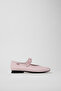 Casi Myra Women's Pink Leather Ballet Flats