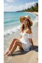 قبعة نسائية من القش من Camel Beach Please |   موديل صيفي أنيق - 7