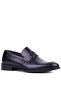 - Genuine Leather Black Color Casual Men's Shoes - 3203 - 2