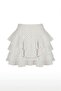Mykonos Ruffled Black Polka Dot Skirt
