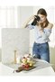 ® 2 PCS Photo Backdrop for Flat Lay, Food Photography Background 24x24 Inch, (Brown + Beige)