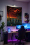 Stranger Things Wall Covering– Quality Fabric, Gamer Room Decor Tapestry Wall Rug Si