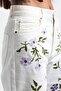 جينز نسائي أبيض فاتح 7s6-101 فضفاض بنقشة زهور مطرز تصميم خاص دنيم - 4