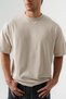 Men's 100% Cotton Oversized Fit Crew Neck Basic T-Shirt - 7