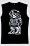 Hiphop Teddy Black Cut Sleeve Boys' T-Shirt - 2