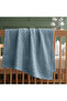 110X110 Waffle Baby Blanket 100% Cotton Soft Breathable Baby Blanket Blanket Si - 2