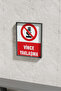 21X30 cm Composite Occupational Safety Warning Sign – Caution, Prohibition, and Ban Sign - Uyr1093 - 2