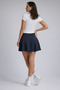 Women's Curve Plus Size Scuba Fabric Sports Leggings Shorts Skirt - Tennis Skirt - 2