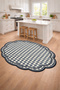 Sdt Shaped Square Themed Pattern Woven Base Modern Decorative Rug Sdt335