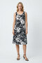 A-Line Comfortable Dress with Drapey Thick Straps - 5