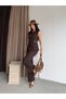 Round Neck Buttoned Belt Accessories Included Lined Vest Set Front Pleated Pocketed High Waist Trouser Suit - 8