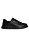 Black Leather Men's Casual Shoes