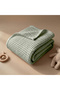 110X110 Waffle Baby Blanket 100% Cotton Soft Breathable Baby Blanket Blanket Si - 5