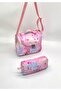 Girl's Primary School Backpack Waterproof Satin Fabric Primary School Bag Printed Primary School Backpack - 7
