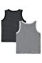 Striped 2-Piece Undershirt Set for Boys Ages 2-10 - Standard for 8-9 Years Old - 5