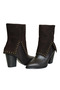 Brown Suede Women's Western Boots - 4