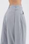 Women's 100% Cotton Balloon Fit Design Trousers with Pleated Detail on the Front - 7