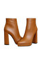 Taba Leather Platform High Heeled Women's Boots - 3