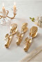Sapphire Gold Flower Figured 3-Piece Serving Tongs Set - 3